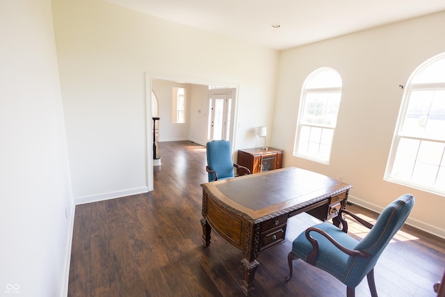 7493 W Lane Rd, Mccordsville, IN 46055 - office featuring healthy amount of natural light and wood finished floors
