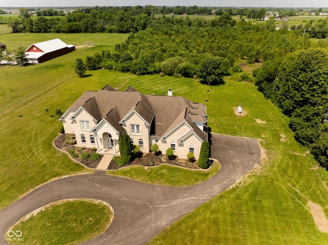 7493 W Lane Rd, Mccordsville, IN 46055 - aerial view of property and surrounding area
