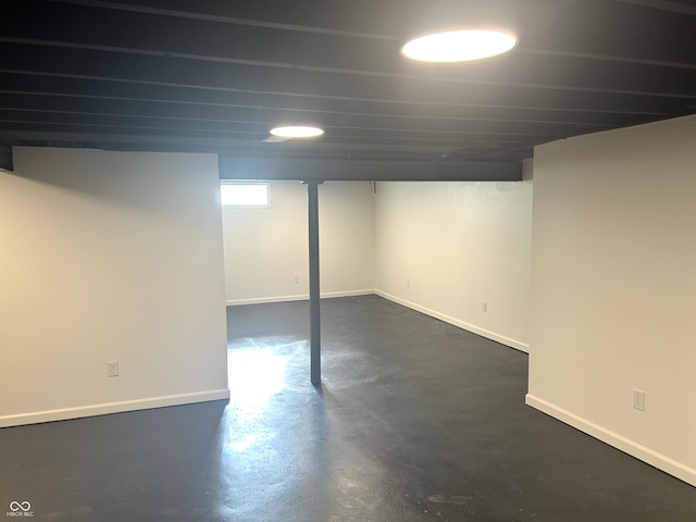 2631 Mcleay Dr, Indianapolis, IN 46220 - below grade area with baseboards