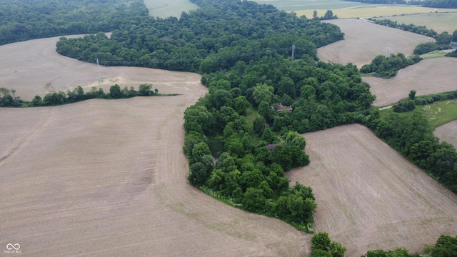 6100 Hodgin Rd, Richmond, IN 47374 - aerial view of sparsely populated area featuring a heavily wooded area