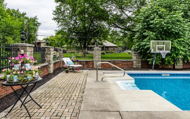 7743 Camelback Dr, Indianapolis, IN 46250 - view of pool featuring a patio area