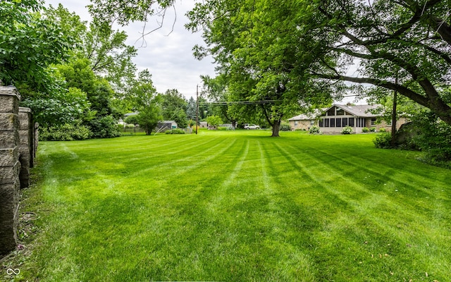 7743 Camelback Dr, Indianapolis, IN 46250 - view of grassy yard