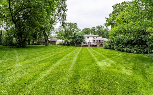 7743 Camelback Dr, Indianapolis, IN 46250 - view of grassy yard