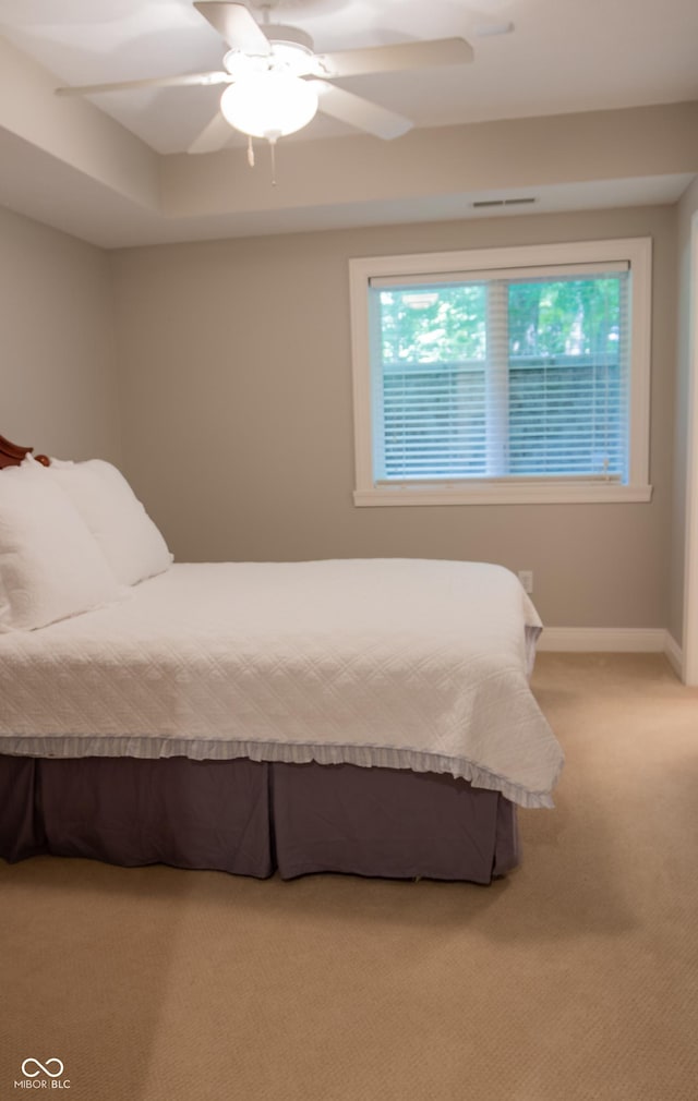23119 Sonoma Ln, Cicero, IN 46034 - bedroom with light colored carpet and a ceiling fan