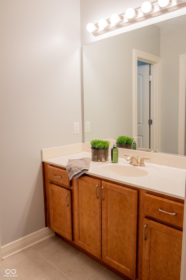 23119 Sonoma Ln, Cicero, IN 46034 - bathroom with vanity and tile patterned floors