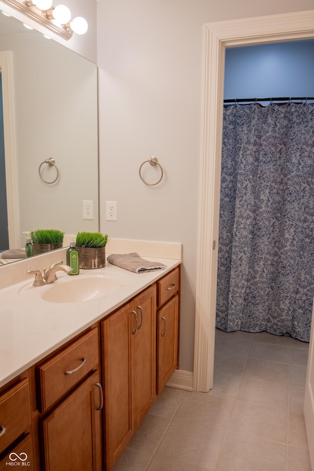 23119 Sonoma Ln, Cicero, IN 46034 - bathroom with vanity and tile patterned flooring