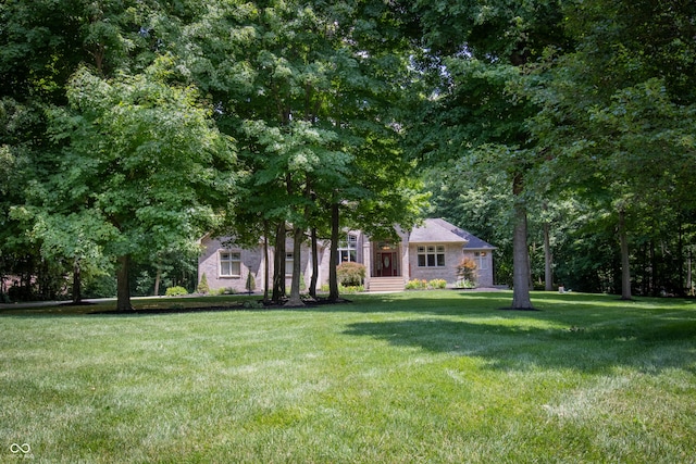 23119 Sonoma Ln, Cicero, IN 46034 - view of property hidden behind natural elements featuring a front lawn