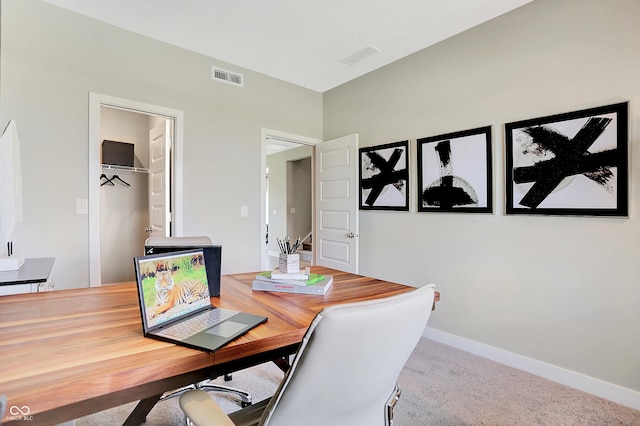 16876 Daly Dr, Noblesville, IN 46062 - home office featuring baseboards and carpet