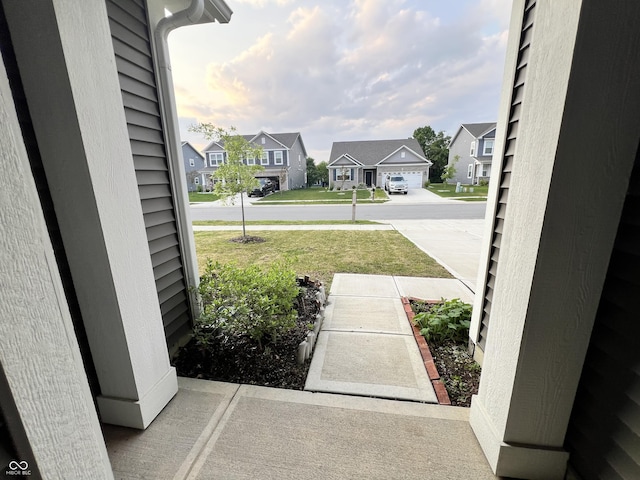 6729 Birmingham Ave, Mccordsville, IN 46055 - view of green lawn featuring a residential view