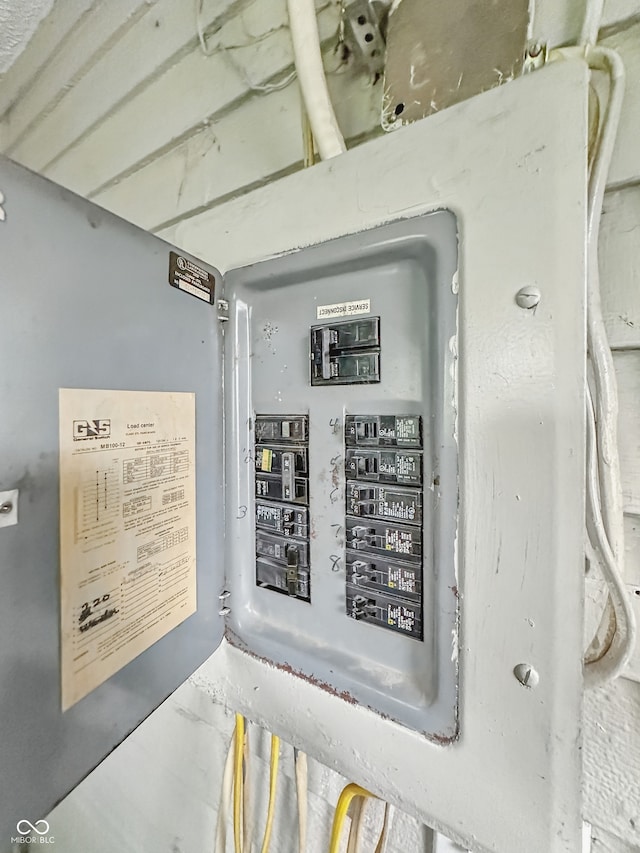 1011 W 7th St, Anderson, IN 46016 - utility room with electric panel
