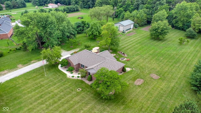 8818 Mathews Rd, Indianapolis, IN 46259 - aerial view of property and surrounding area