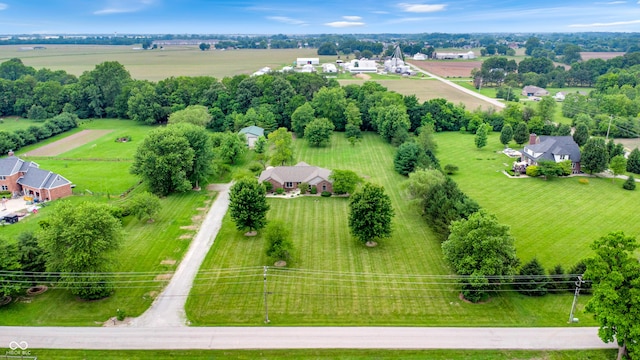 8818 Mathews Rd, Indianapolis, IN 46259 - aerial view of sparsely populated area featuring a tree filled landscape