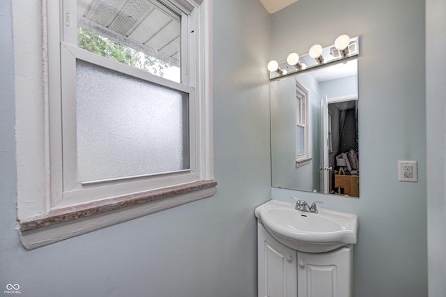 6143 Schoolwood Dr, Indianapolis, IN 46224 - bathroom with vanity