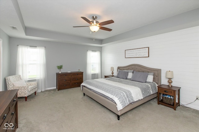 10334 Deercrest Ln, Indianapolis, IN 46239 - bedroom featuring light colored carpet and a ceiling fan