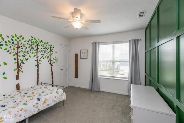 10334 Deercrest Ln, Indianapolis, IN 46239 - bedroom featuring light colored carpet and ceiling fan