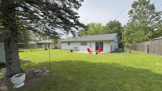 3019 E Berwyn St, Indianapolis, IN 46203 - back of house with a patio area and a fenced backyard