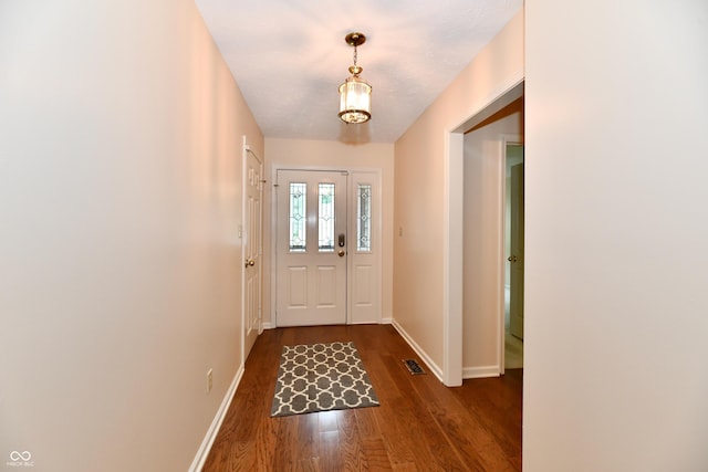 6965 Steinmeier Dr W, Indianapolis, IN 46220 - entrance foyer with wood finished floors and baseboards
