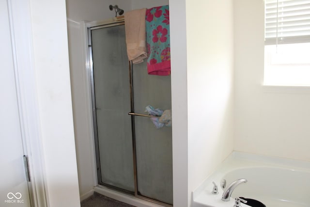 9068 Thames Dr, Avon, IN 46123 - full bathroom with a stall shower and a bath