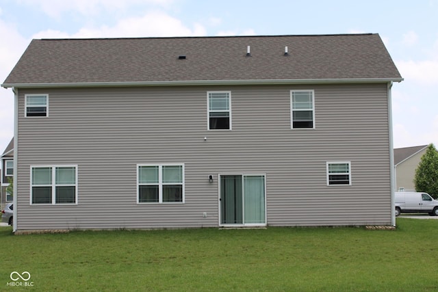 9068 Thames Dr, Avon, IN 46123 - back of house featuring a lawn