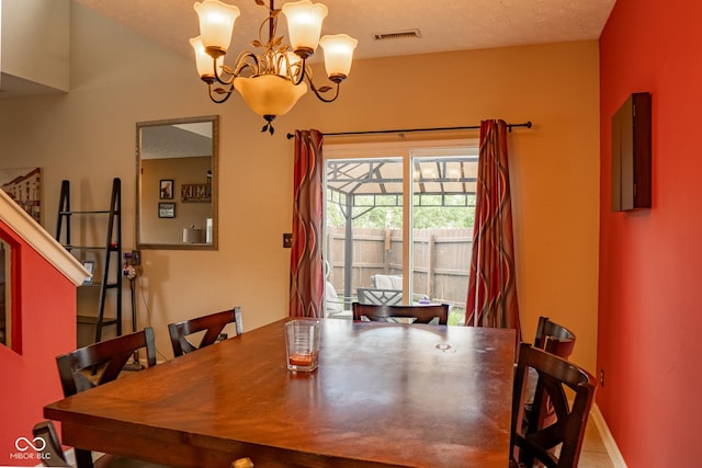 6585 Dunsdin Dr, Plainfield, IN 46168 - dining space featuring a chandelier