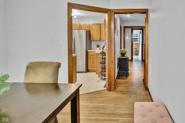 241 Wehmeier St, Columbus, IN 47201 - corridor with light wood-type flooring