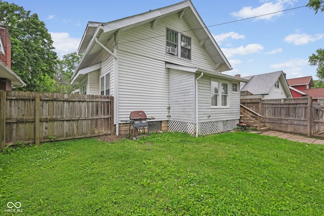 113 N Munsie St, Indianapolis, IN 46229 - back of property featuring a fenced backyard
