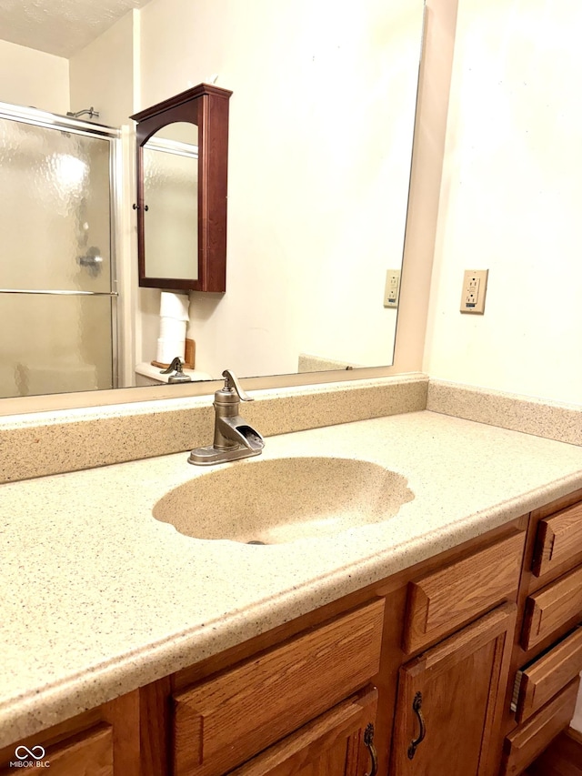 526 Jefferson Vly, Coatesville, IN 46121 - full bath with vanity and a stall shower