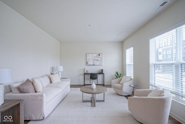 9728 Junction, Fishers, IN 46037 - living area featuring light wood-style flooring and baseboards