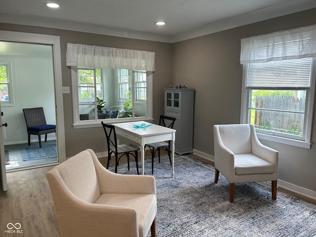 4445 Kingsley Dr, Indianapolis, IN 46205 - office space with wood finished floors and recessed lighting