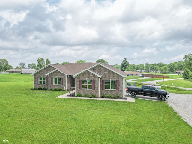 8090 N State Highway 7, Elizabethtown, IN 47232 - ranch-style house with brick siding and a front lawn