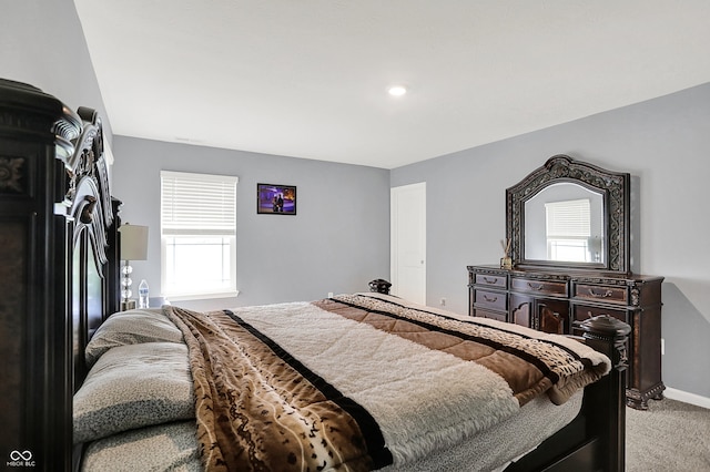 5812 Flat Hill Dr, Indianapolis, IN 46239 - bedroom with light carpet and baseboards