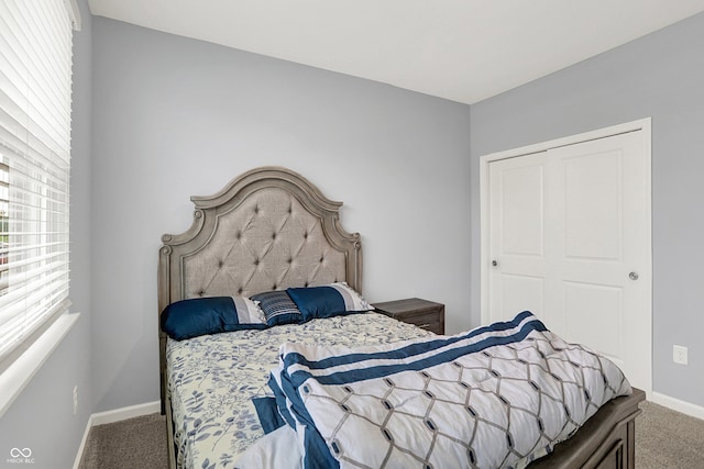 5812 Flat Hill Dr, Indianapolis, IN 46239 - bedroom featuring carpet and a closet