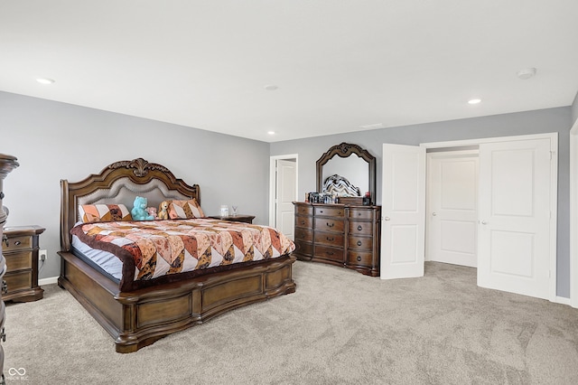 5812 Flat Hill Dr, Indianapolis, IN 46239 - bedroom featuring carpet and recessed lighting