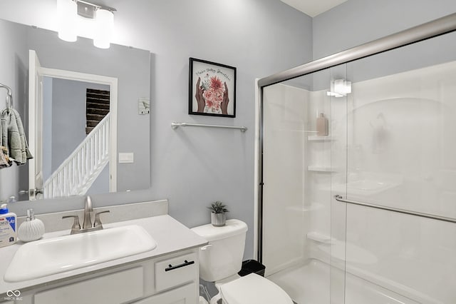 5812 Flat Hill Dr, Indianapolis, IN 46239 - full bath with vanity and a shower stall