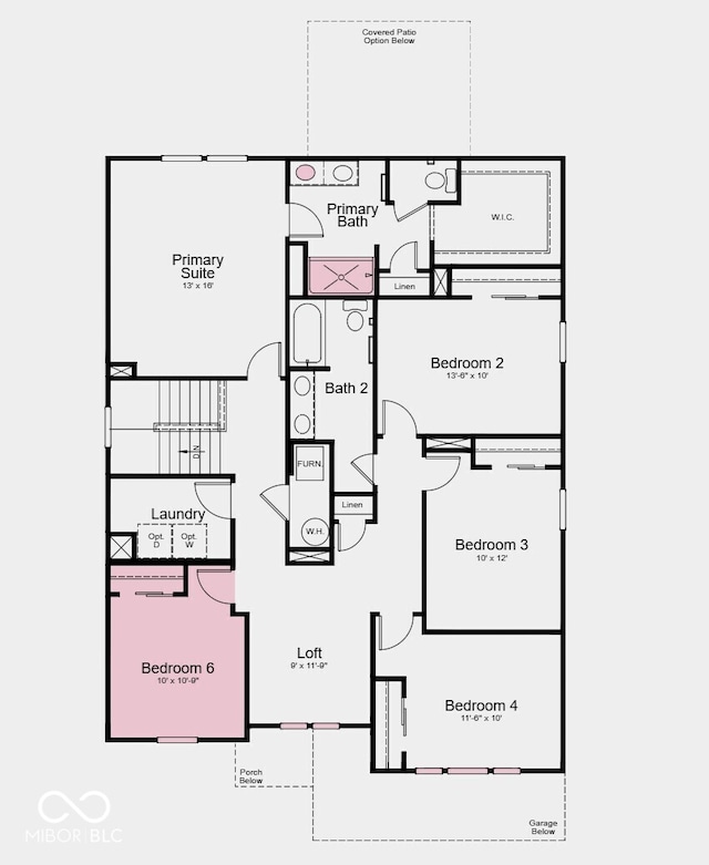7501 Firecrest Ln, Camby, IN 46113 - view of home floor plan