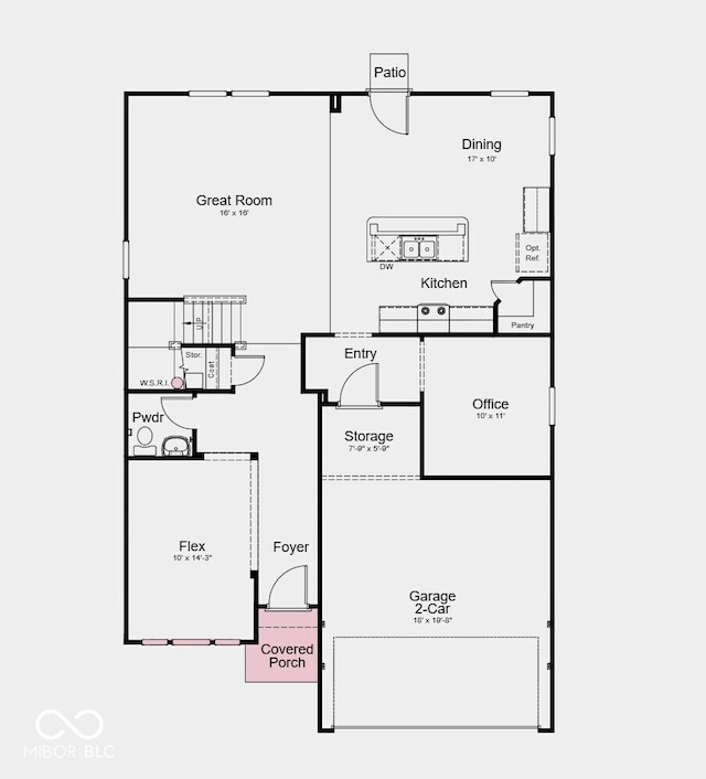 7501 Firecrest Ln, Camby, IN 46113 - view of floor plan / room layout