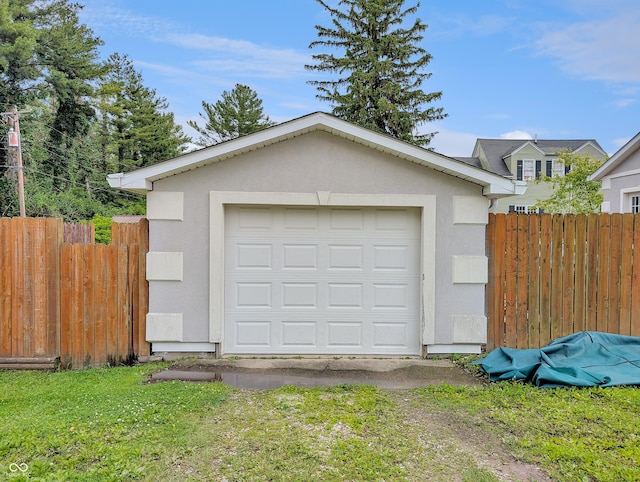 308 W Jefferson St, Kirklin, IN 46050 - view of garage