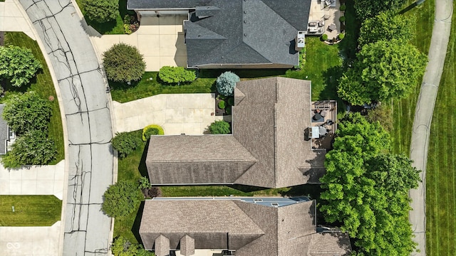 15410 Mission Hills Dr, Carmel, IN 46033 - bird's eye view