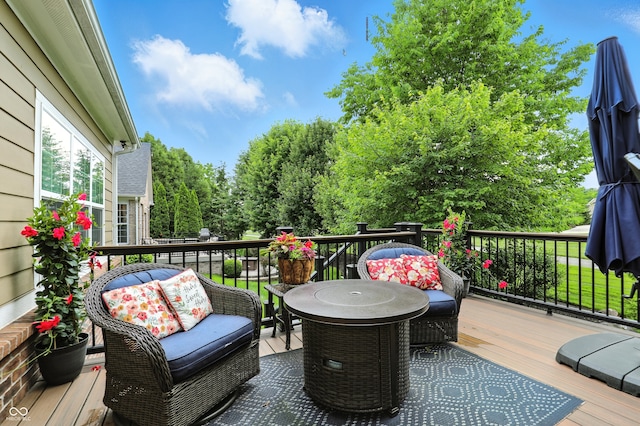 15410 Mission Hills Dr, Carmel, IN 46033 - view of deck