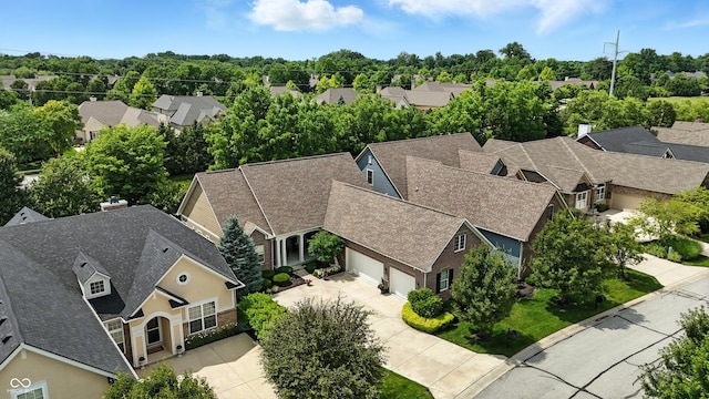 15410 Mission Hills Dr, Carmel, IN 46033 - aerial perspective of suburban area