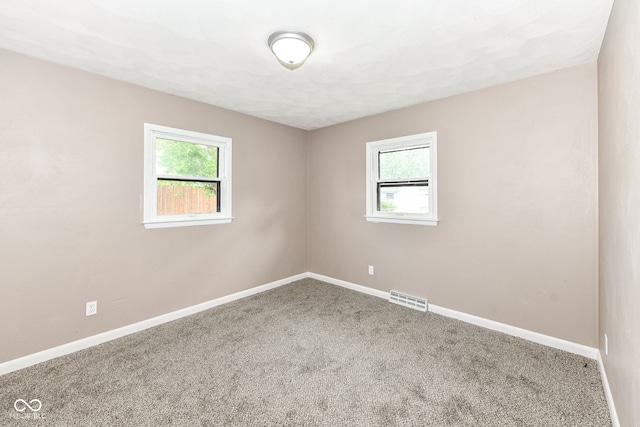 823 Rustic Rd, Anderson, IN 46013 - empty room with carpet floors and healthy amount of natural light