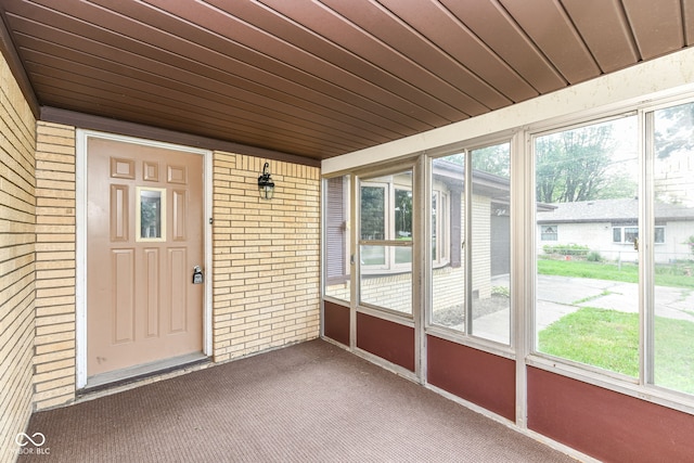 823 Rustic Rd, Anderson, IN 46013 - view of unfurnished sunroom