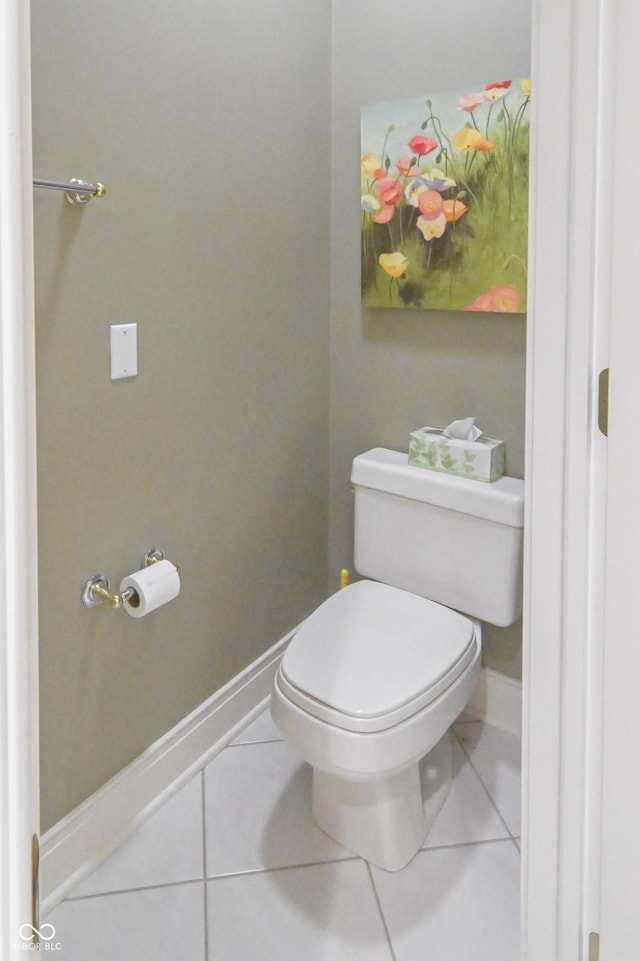 1870 Broadleaf Ct Unit 10, Greenwood, IN 46143 - bathroom with toilet and tile patterned floors
