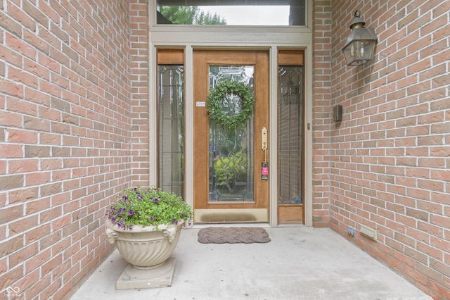 1870 Broadleaf Ct Unit 10, Greenwood, IN 46143 - doorway to property with brick siding