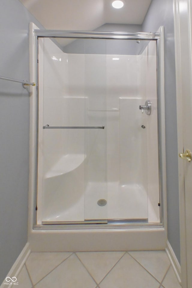 1870 Broadleaf Ct Unit 10, Greenwood, IN 46143 - full bath with a shower stall and tile patterned floors