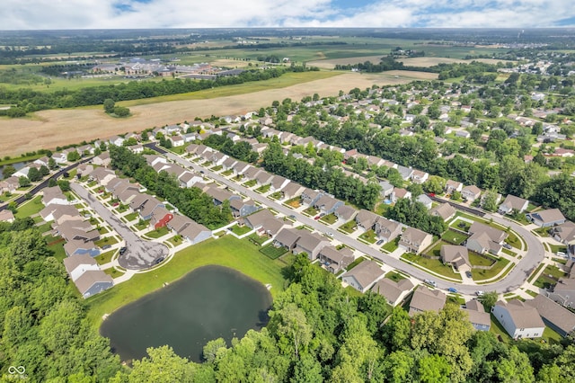1181 S Aberdeen Dr, Franklin, IN 46131 - view of property location featuring a nearby body of water and nearby suburban area