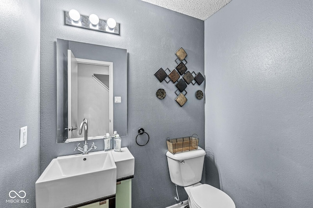 6259 Teacup Dr, Indianapolis, IN 46235 - bathroom with a sink and a textured wall