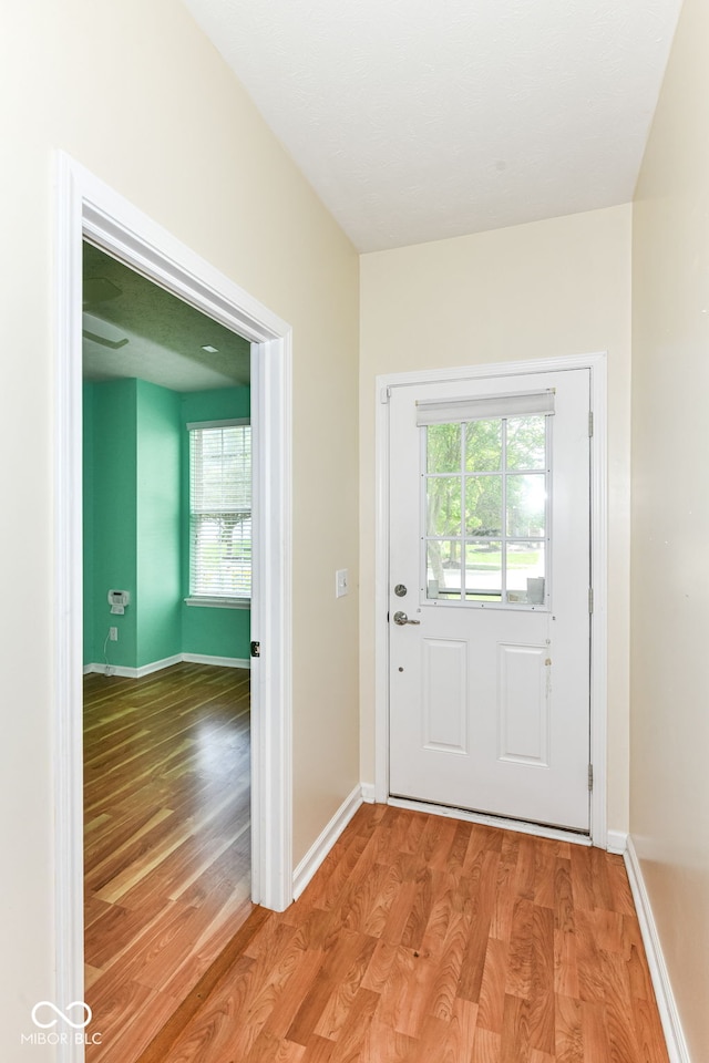 15946 Marsala Dr, Fishers, IN 46037 - entryway with light wood-type flooring and baseboards