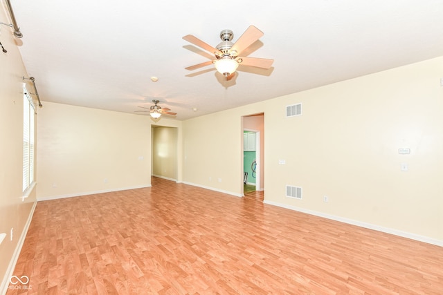 15946 Marsala Dr, Fishers, IN 46037 - unfurnished room with light wood-style flooring and ceiling fan