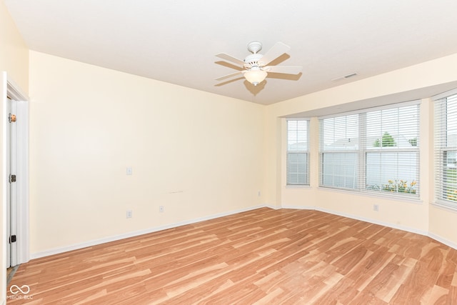 15946 Marsala Dr, Fishers, IN 46037 - unfurnished room featuring light wood finished floors, a ceiling fan, and healthy amount of natural light
